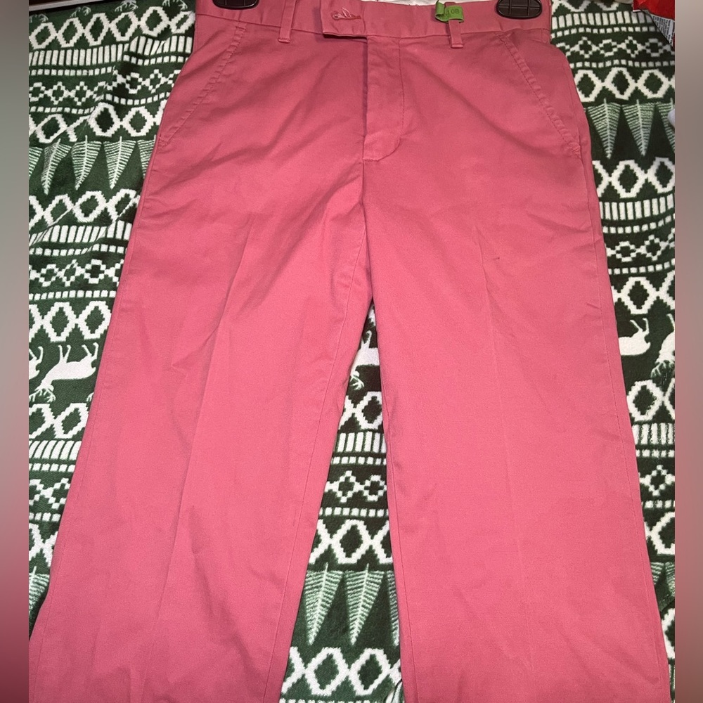 Boys pink trousers